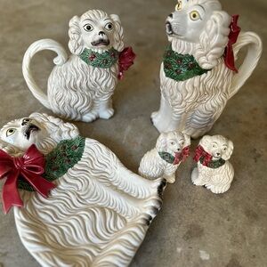 Vintage Fitz & Floyd Staffordshire Spaniel Collection